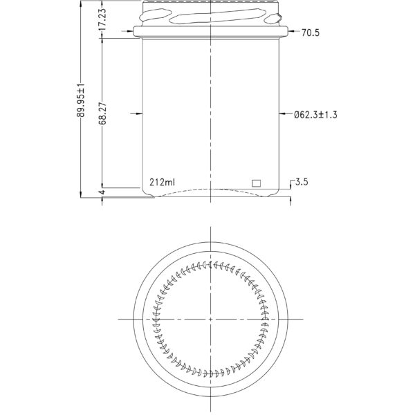 JAR 0.212L RING TO66