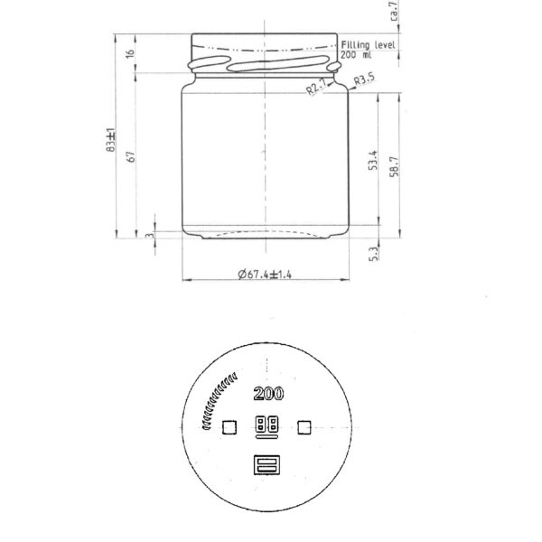 JAR 0.215L STAR DTO63