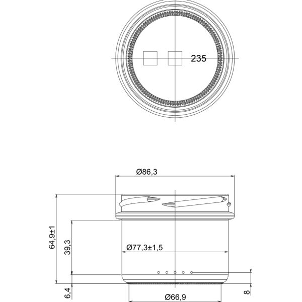 JAR 0.235L RING TO82