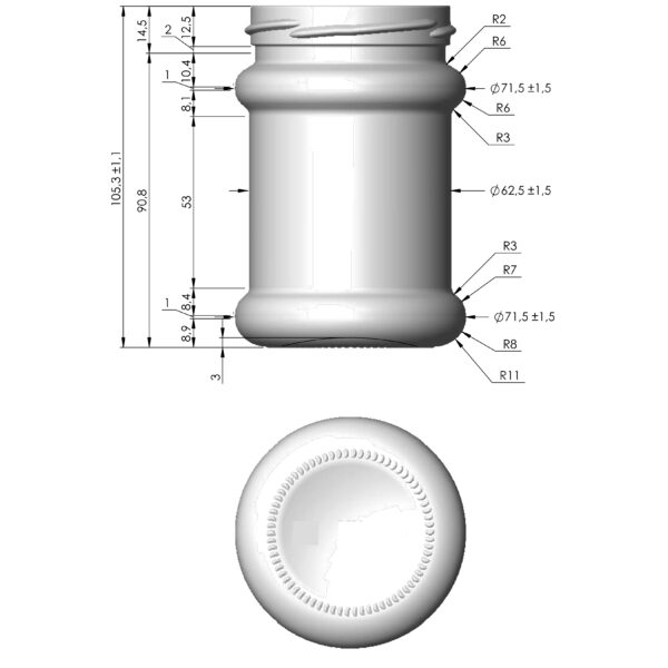 JAR 0.270L STAKO TO66