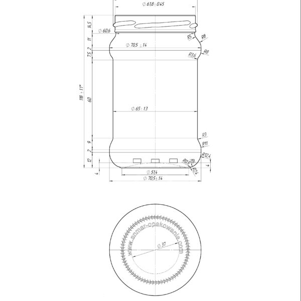 JAR 0.315L STAKO TO66