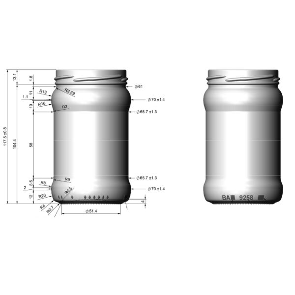 JAR 0.320L TO66 B