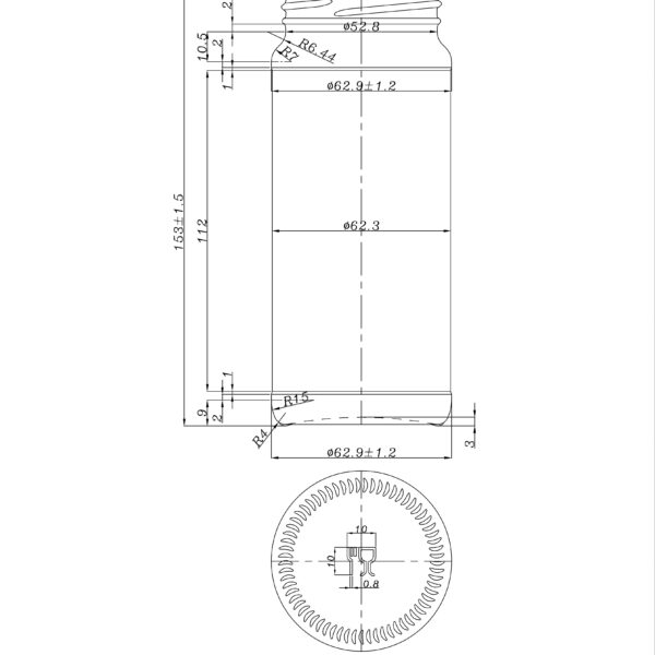 JAR 0.358L 12OZ TO58