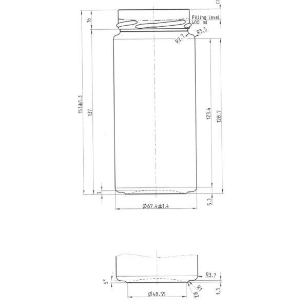 JAR 0.420L STAR DTO63