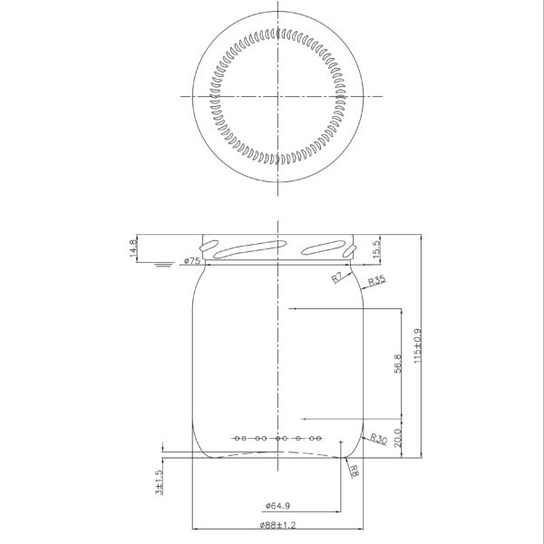 JAR 0.540L NEW LINE TO82