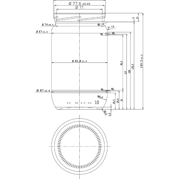 JAR 0.720L ELDE TO82