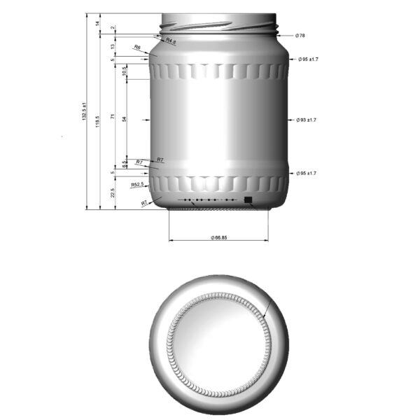 JAR 0.720L FACETTEN TO82
