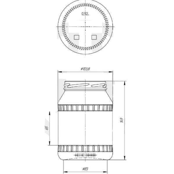 JAR 0.920L FACETTEN TO82
