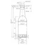 BOTTLE 0.250L BIBITA FLINT CROWN