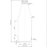 BOTTLE 0.250L CORAL FLINT TWIST CROWN