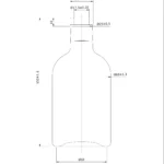 BOTTLE 0.250L MASTER FLINT