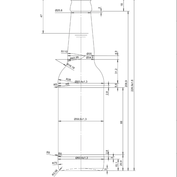 BOTTLE 0.330L LONGNECK LIGHT AMBER _ GREEN CROWN
