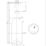 BOTTLE 0.700L FUTURA FLINT CORK