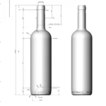 BOTTLE 0.750L BORDEAUX EUROPEA AB