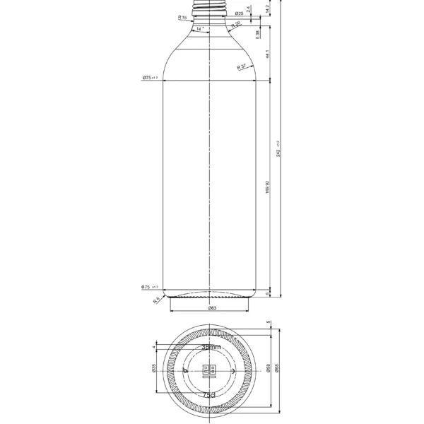 BOTTLE 0.750L GALE FLINT MCA28
