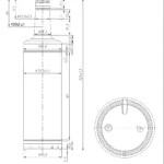 BOTTLE 1.000L GAMA FLINT PP31.5